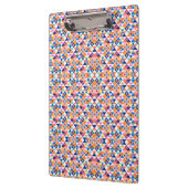 Colorful clipboard with geometric pattern klembord (Links)