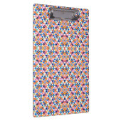 Colorful clipboard with geometric pattern klembord (Rechts)
