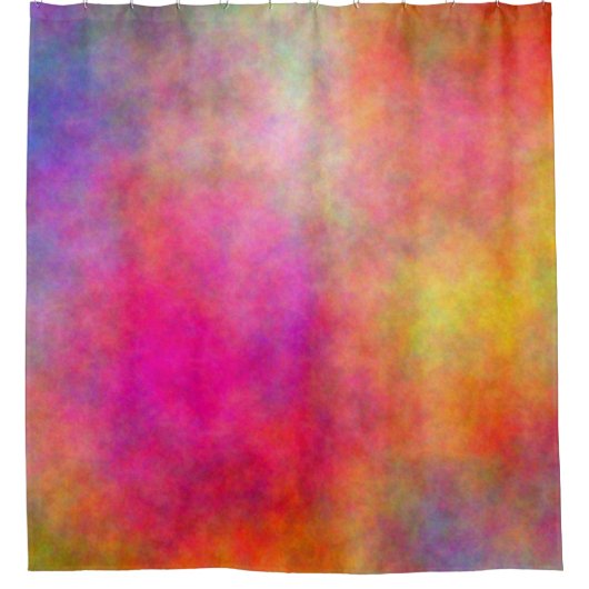 Colorful Clouds Abstract Douchegordijn (Voorkant)