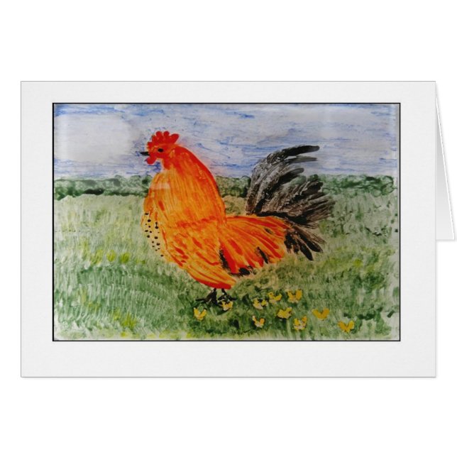 Colorful Cockeral Art (Voorkant Horizontaal)