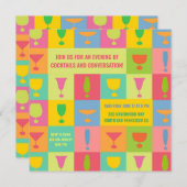 Colorful Cocktail Kaart (Voorkant / Achterkant)