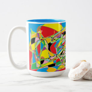 Colorful Coffee-Mok met meerdere kleuren en nieuwe Tweekleurige Koffiemok