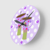 Colorful Coffee Mugs Kitchen Wall klok (Hoek)