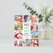 COLORFUL COLLAGE | HOLIDAIRE FOTOKAART FEESTDAGENKAART (Staand voorkant)