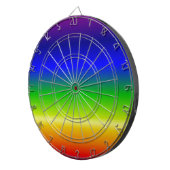 Colorful Color Gepersonaliseerd Designer Dartbord (Voorkant Rechts)