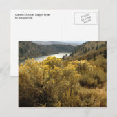 Colorful Colorado Canyon Brush Briefkaarten (Voorkant / Achterkant)