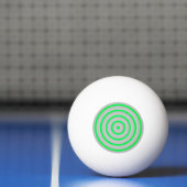 Colorful Concentric Circles Ping Pong Ball (Net)