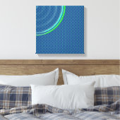Colorful Concentric Circles Split Canvas Afdruk (Insitu (Slaapkamer))