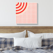 Colorful Concentric Circles Split Canvas Afdruk (Insitu (Slaapkamer))