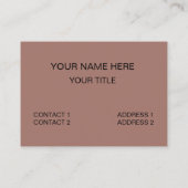 Colorful Concentric Circles Visitekaartje (Achterkant)