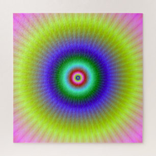 Colorful Concentric Rings Legpuzzel