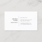 Colorful Confetti Bokeh on Grey Modern Visitekaartje (Achterkant)