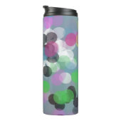 Colorful Confetti Bokeh Stippen Thermosbeker (Geroteerd rechts)