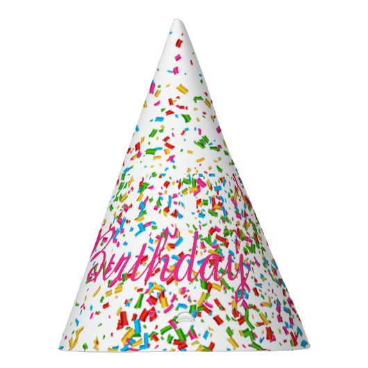 Colorful confetti feesthoedjes (Rechts)