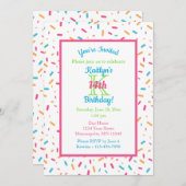 Colorful Confetti Sprinkles | Partij voor de verja Kaart (Voorkant / Achterkant)