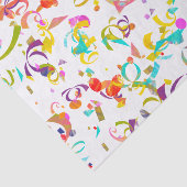 Colorful Confetti Toss Artwork Tissuepapier (Detail)