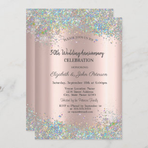 Colorful Confetti Wedding Jubileum Kaart