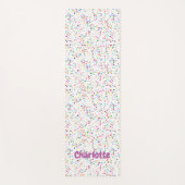 Colorful confetti Yoga Mat (Voorkant)