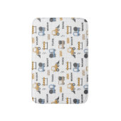 Colorful Construction Trucks Patroon Badmat (Voorkant Verticaal)