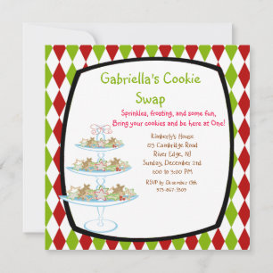 Colorful Cookie Tray Holiday Cookie Swap Invitae