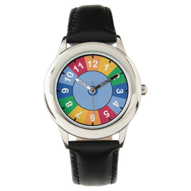 Colorful Cool Horloge (Voorkant)