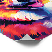 Colorful Corgi Poster (Hoek)