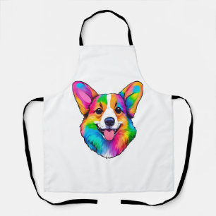 Colorful Corgi Schort