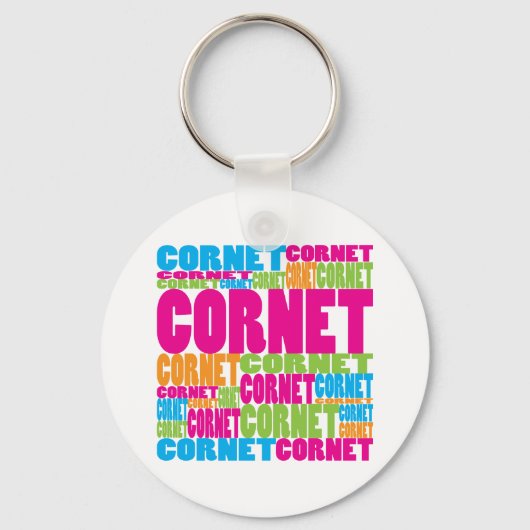Colorful Cornet Sleutelhanger (Voorkant)