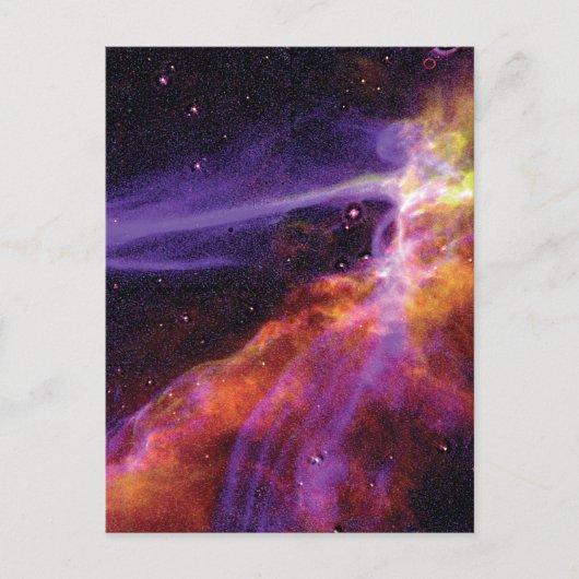 Colorful Cosmic Cignus Supernova Blast Wave Briefkaart (Voorkant)