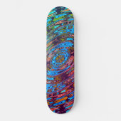 Colorful Cosmic Orbit Skateboard (Voorkant)