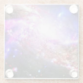 Colorful Cosmos Glazen Onderzetter (Achterkant)