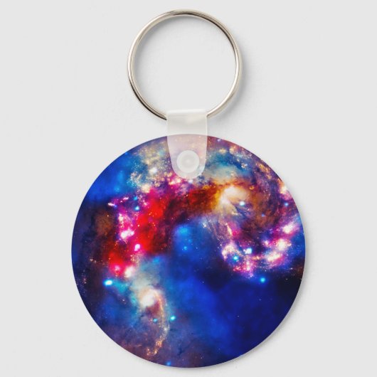 Colorful Cosmos Sleutelhanger (Voorkant)