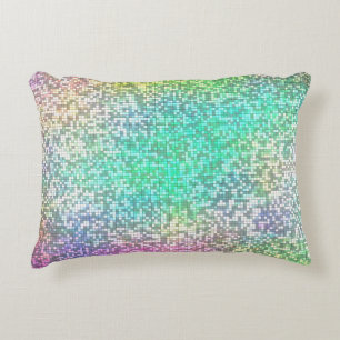 Colorful Cosmos Tile Mosaic Accent Kussen