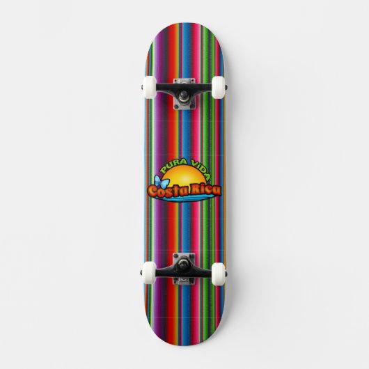 Colorful Costa Rica Skateboard (Voorkant)