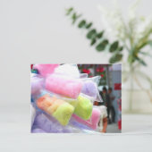 Colorful Cotton Snoep Bags Briefkaart (Staand voorkant)