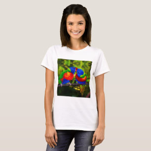 Colorful Couple of Parrots T-shirt