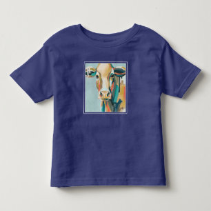 Colorful Cow Kinder Shirts
