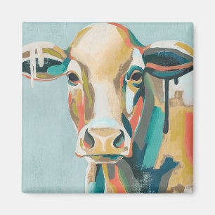 Colorful Cow Magneet