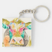Colorful Cow-ontwerp Sleutelhanger (Achterkant)