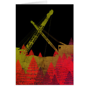 Colorful Crane Operator Operating Engineer Fantasy