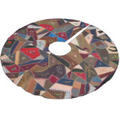 Colorful crazy quilt kerstboom rok (Gekanteld)
