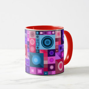 Colorful creative artistieke grafische verjaardage mok