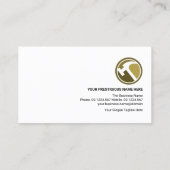 Colorful Creative Roof Motif Handyman Contractor Visitekaartje (Achterkant)