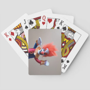 Colorful Creepy Scary Clown Pokerkaarten