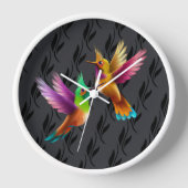 Colorful Crested Hummingbird in Flight (Voorkant)