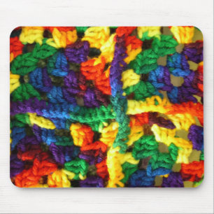 Colorful Crochet Muismat