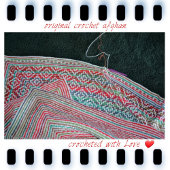 Colorful Crochet Pattern Legpuzzel