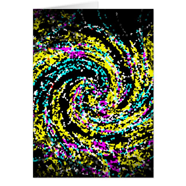 Colorful Crystallized Confetti Spiral (Voorkant)