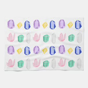 Colorful Crystals Patroon Theedoek