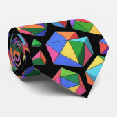 Colorful Cubes Stropdas (Opgerold)